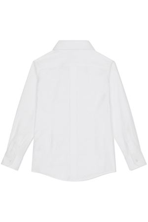 Camicia in cotone bianco DOLCE E GABBANA KIDS | L43S67FJ5GUKW0800